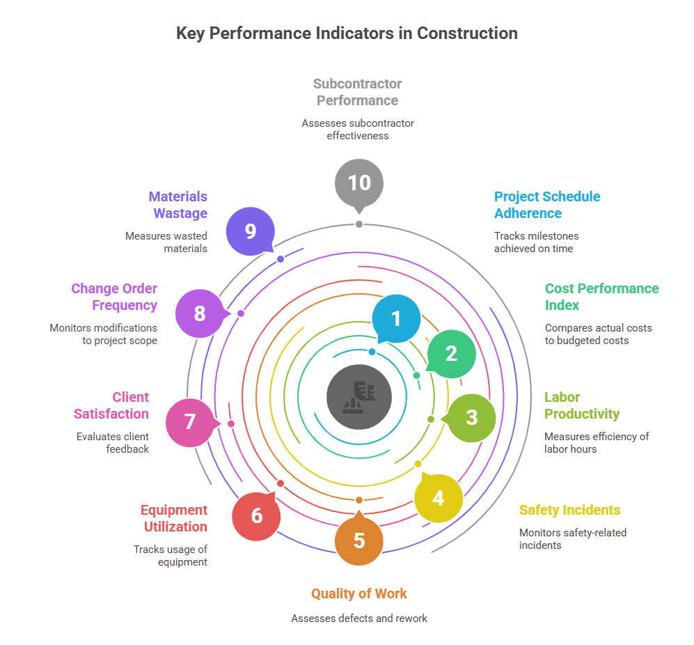 Important Key Performance Indicators in Construction Track