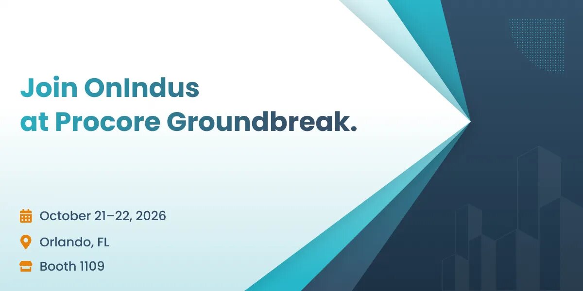 OnIndus at Procore Groundbreak 2026